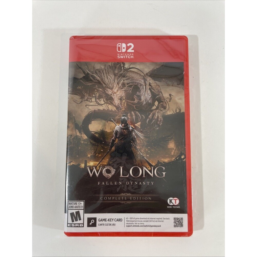 Wo Long: Fallen Dynasty Complete Edition (Game-Key Card) Nintendo Switch 2 New